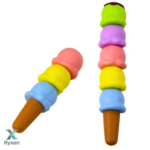 Lody W Rożku Gałki Lodów Zakreślacze 5 Kolorów Pastelowe 18cm