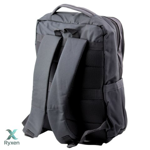 Plecak Miejski Biznesowy USB Kieszeń na Laptopa Czarny 16L 45cm