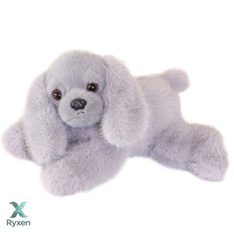 Pluszowy Piesek Cocker Spaniel Z Obciążonymi Łapami Szary 30cm