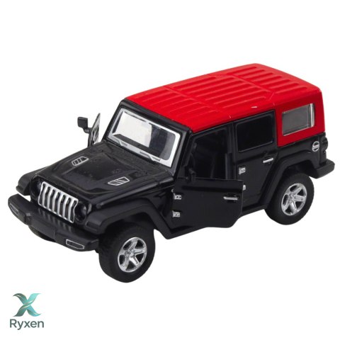 Autko Terenowe SUV Metalowe Napęd Pull-Back Otwierane Drzwi Mix