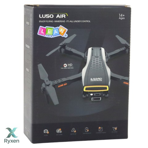 Dron LU50 Air Podwójna Kamera HD MV Video Światła LED Aplikacja
