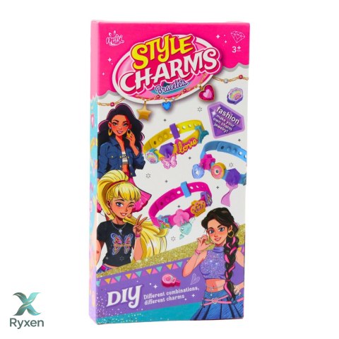 Zestaw Bransoletek DIY Zawieszki Zwierzątka 4 Bransoletki Regulowane