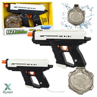 Elektryczny Pistolet Na Wodę Automatyczny 10m Czarno Biały 800ml