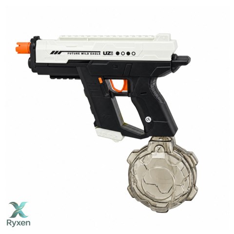 Elektryczny Pistolet Na Wodę Automatyczny 10m Czarno Biały 800ml
