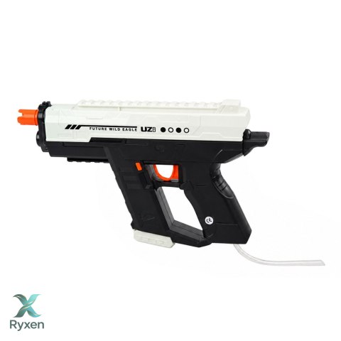 Elektryczny Pistolet Na Wodę Automatyczny 10m Czarno Biały 800ml