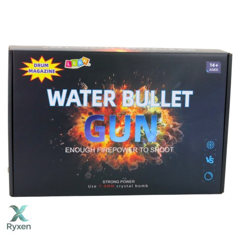 Karabin AK Na Kulki Wodne Hydrożelowe Celownik Akcesoria Okulary 96cm
