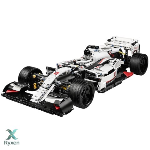 Klocki Konstrukcyjne Samochód Wyścigowy F1 Biało-Czerwony 1235 el.
