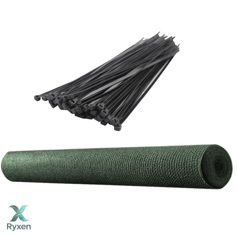 Siatka Cieniująca Na Ogrodzenie Płot Maskująca Zielona 1.5M 10M 140g/m²