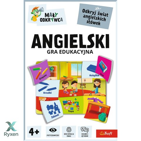 Gra dla dzieci Angielski Mały Odkrywca Trefl 02812
