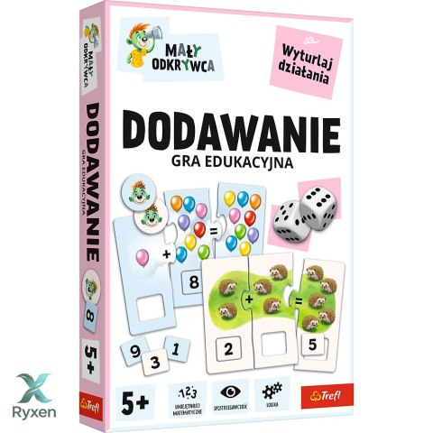 Gra dla dzieci Dodawanie Mały odkrywca Trefl 02805