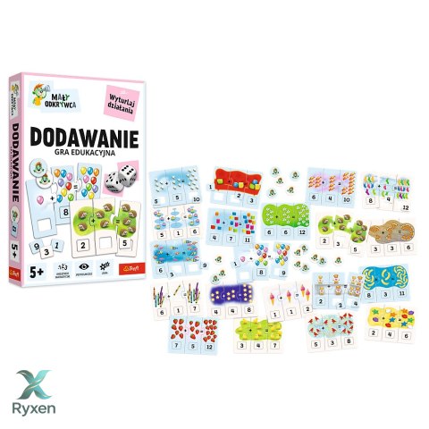Gra dla dzieci Dodawanie Mały odkrywca Trefl 02805
