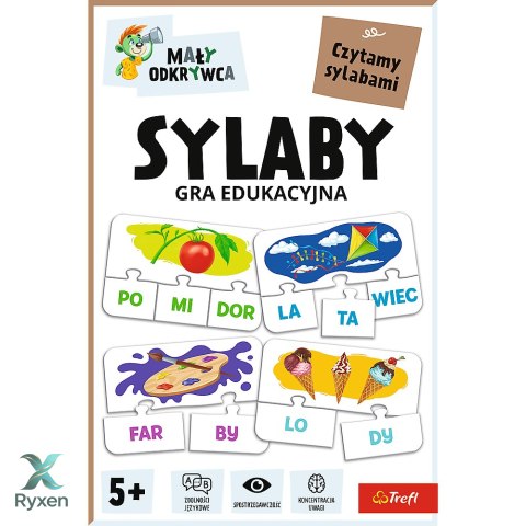 Gra dla dzieci Sylaby Mały Odkrywca Trefl 02813