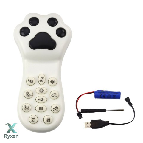 Interaktywny Robot Kotek Zdalnie Sterowany RC Pilot Szary