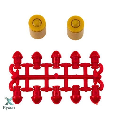 Mini Pistolet Broń Na Naboje I Łuski Czarno-Brązowy 13,5 cm