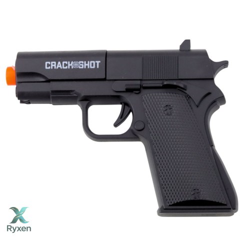 Mini Pistolet Broń Na Naboje I Łuski Czarny 13,5 cm