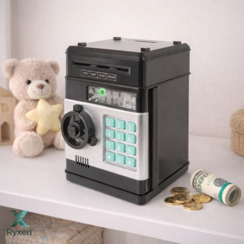Sejf Skarbonka DIY Do Złożenia Skarbonka Elektroniczna PIN Dźwięki