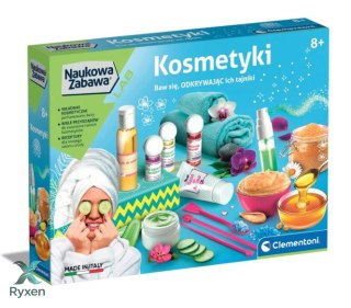 Naukowa Zabawa Laboratorium Kosmetyków Krem Sól do Kąpieli Kosmetyki Język Polski Clementoni 50891