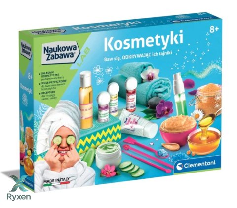 Naukowa Zabawa Laboratorium Kosmetyków Krem Sól do Kąpieli Kosmetyki Język Polski Clementoni 50891