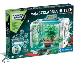 Naukowa Zabawa Laboratorium Szklarnia HI-TECH Botanika Doświadczenie Język Polski Clementoni 50915