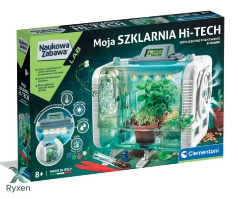 Naukowa Zabawa Laboratorium Szklarnia HI-TECH Botanika Doświadczenie Język Polski Clementoni 50915