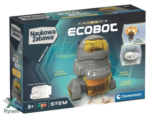 Naukowa Zabawa Zestaw Robot EcoBot Język Polski Clementoni 50061