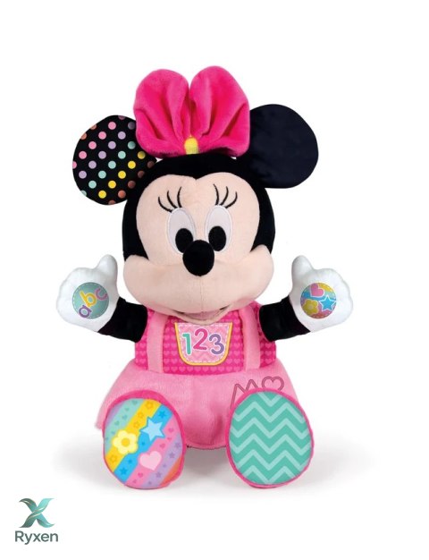 Pluszowa Interaktywna Disney Baby Minnie Uczy i Przytula Język Polski Clementoni 50130