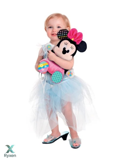 Pluszowa Interaktywna Disney Baby Minnie Uczy i Przytula Język Polski Clementoni 50130