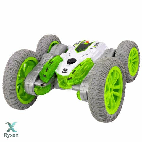 Autko Kaskaderskie Zdalnie Sterowane RC Światła Dym Drift 360° Zielone
