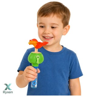 Bańki Mydlane Z Kurą Rusza Skrzydłami Dźwięk Piszczałki Korbka 40ML