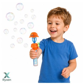 Bańki Mydlane Z Meduzą Rusza Mackami Korbka Migające Światła LED 40ML
