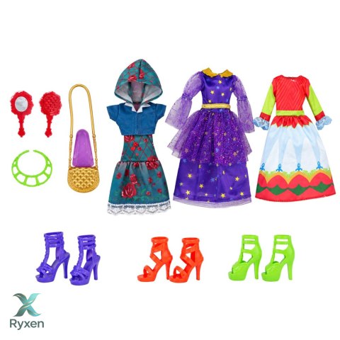 Lalka Anlily Weird z Przebraniami Fantasy Sukienki Akcesoria Buty Zestaw
