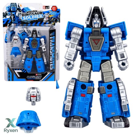 Robot Dinozaur 2w1 Zmieniający Się Ruchome Elementy Figurka Mix