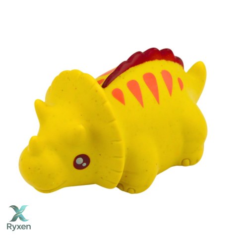 Zestaw Gumowe Dinozaury Edukacyjne Do Kąpieli Zabawy Pastelowe 6 szt.