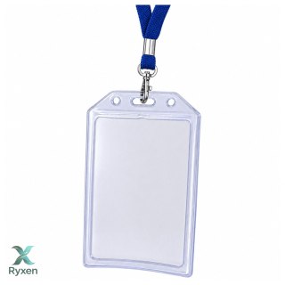 Etui Na Identyfikator Kartę Legitymację Przeźroczyste Pionowe 10,5 x 6 cm
