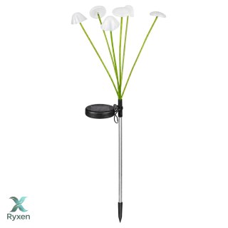 Lampka Solarna Ogrodowa Dekoracyjna Grzybki Ciepłe Światło LED 70cm