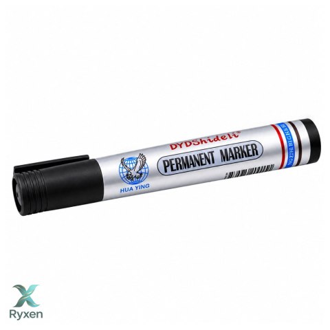 Marker Pisak Wodoodporny Permanentny Okrągła Końcówka Czarny