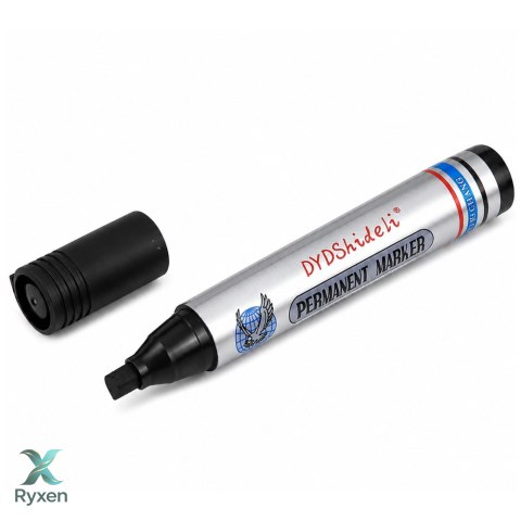 Marker Pisak Wodoodporny Permanentny Okrągła Końcówka Czarny