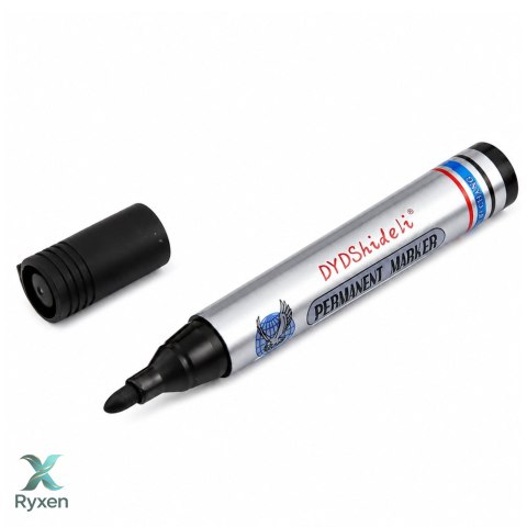 Marker Pisak Wodoodporny Permanentny Ścięta Końcówka Czarny