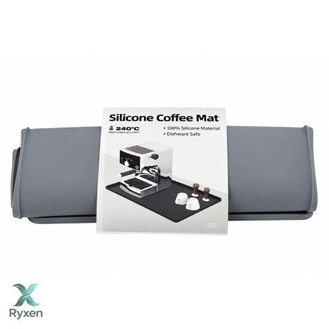Mata Silikonowa Tacka Do Ekspresu Do Kawy Odporność do 240° Szara 61x40 cm