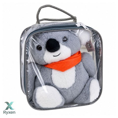 Miś Koala Pluszak Obciążeniowy Terapeutyczny Maskotka 1.3 KG Szary 35 cm
