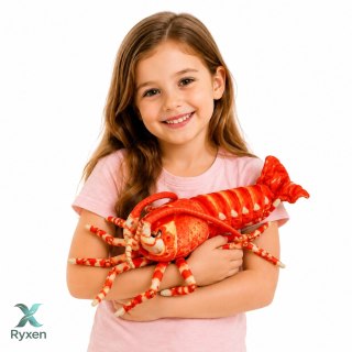 Pluszowa Maskotka Przytulanka Duża Krewetka Zwierzę Morskie 55 cm