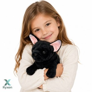 Pluszowa Maskotka Przytulanka Piesek Buldog Francuski Czarny 22 cm