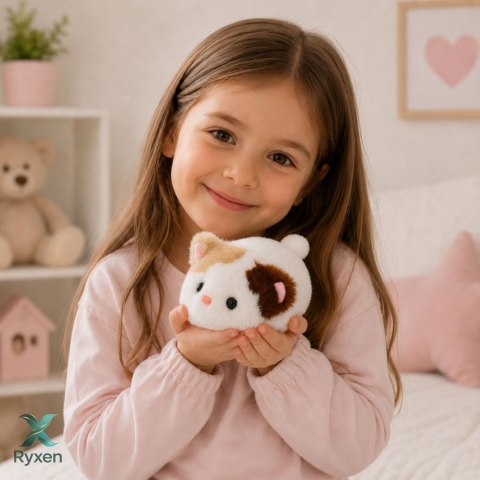 Pluszowy Kotek Maskotka Przytulanka Miękki Mały Biały 16 cm