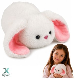 Pluszowy Króliczek Zając Z Długimi Uszami Maskotka Przytulanka Biały 16 cm