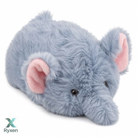 Pluszowy Słonik Maskotka Przytulanka Miękki Mały Szary 18 cm