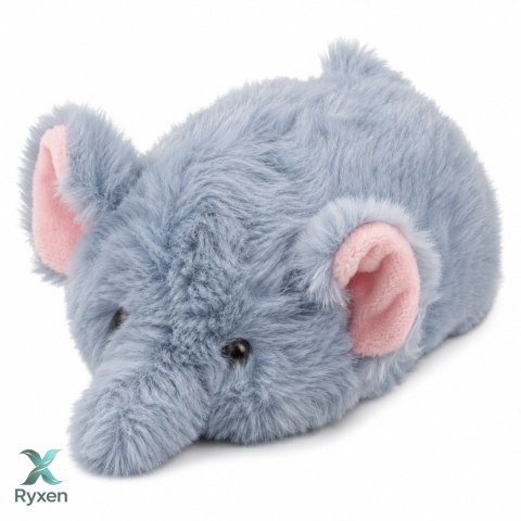 Pluszowy Słonik Maskotka Przytulanka Miękki Mały Szary 18 cm