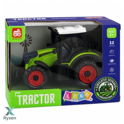 Traktor Farmerski Rolniczy Z Napędem Frykcyjnym Zielony 15 cm