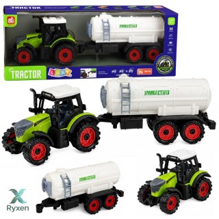 Traktor Farmerski z Cysterną Napęd Frykcyjny Maszyna Rolnicza 34 cm