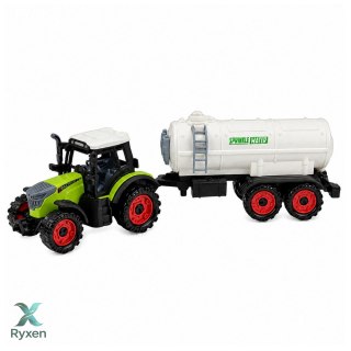 Traktor Farmerski z Cysterną Napęd Frykcyjny Maszyna Rolnicza 34 cm