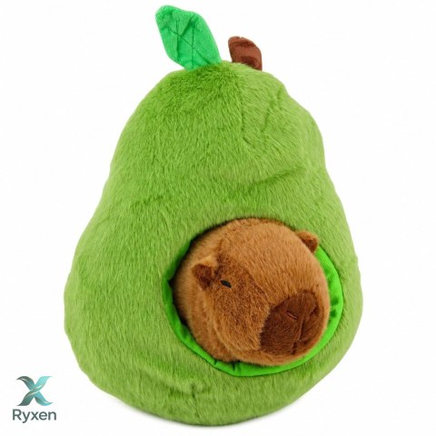 Zielone Awokado z Kapibarą 2w1 Pluszowe Maskotka Przytulanka 35 cm